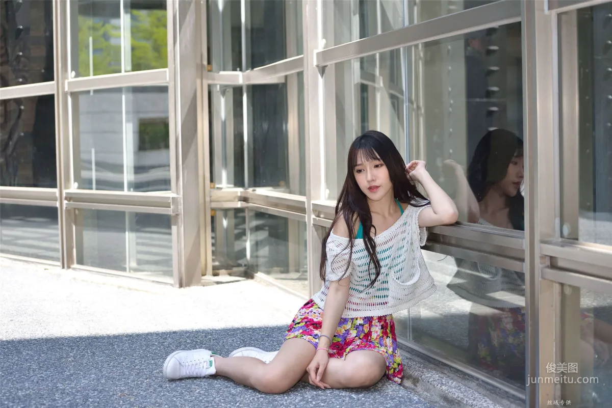 [Taiwan Beauties] Bi Bier, National Beauty. Fashion Fresh Outdoor Shoot Photo Set photo 95