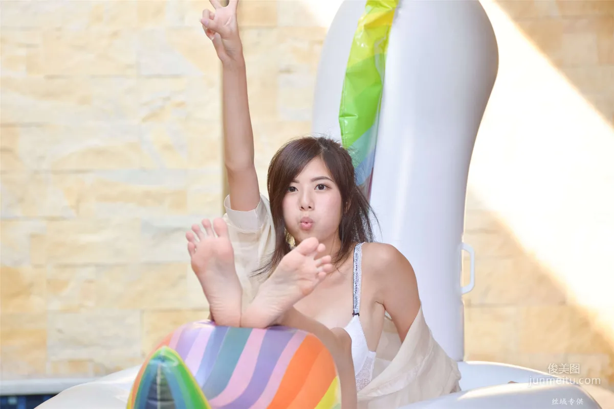 [Taiwan Beauties] Chubby Fang Sexy. Ballet City Vacation Hotel Bed Shoot Series Photo Set photo 46