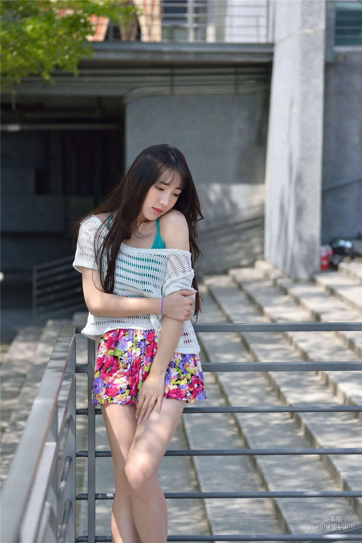 [Taiwan Beauties] Bi Bier, National Beauty. Fashion Fresh Outdoor Shoot Photo Set photo 3