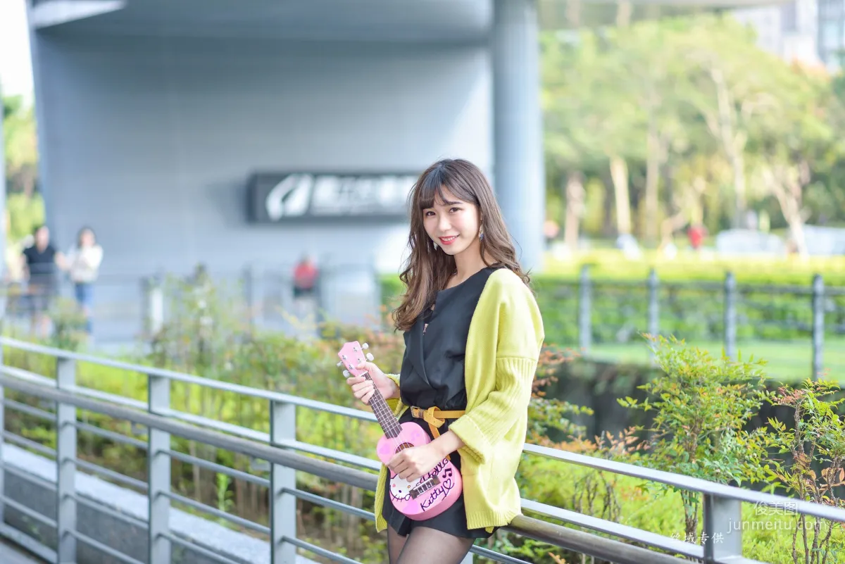 [Taiwan Beauties] Ti Ti National Taiwan Museum of Fine Arts. Fashion Black Stockings Street Snap Photo Set photo 66