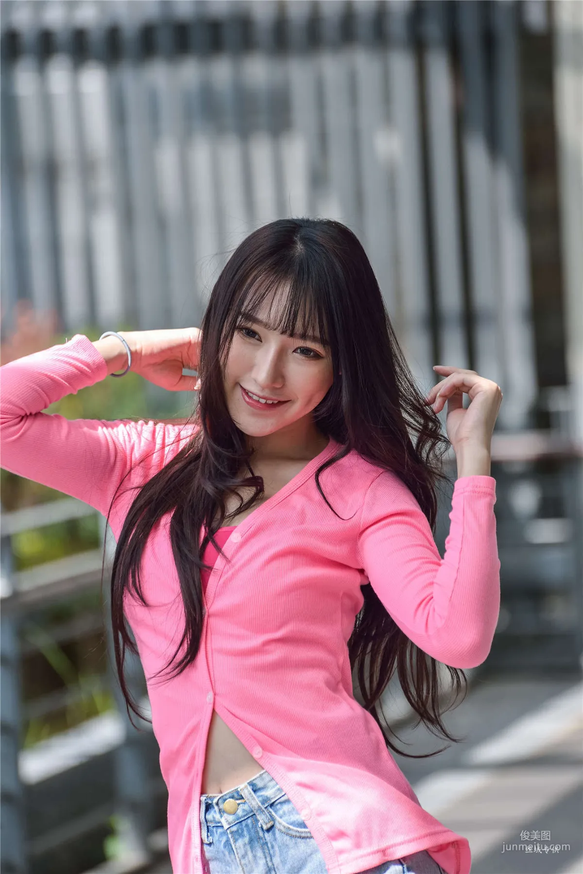 [Taiwan Beauties] Bi Bier Gome Fashion Denim Street Snap Photo Set photo 12