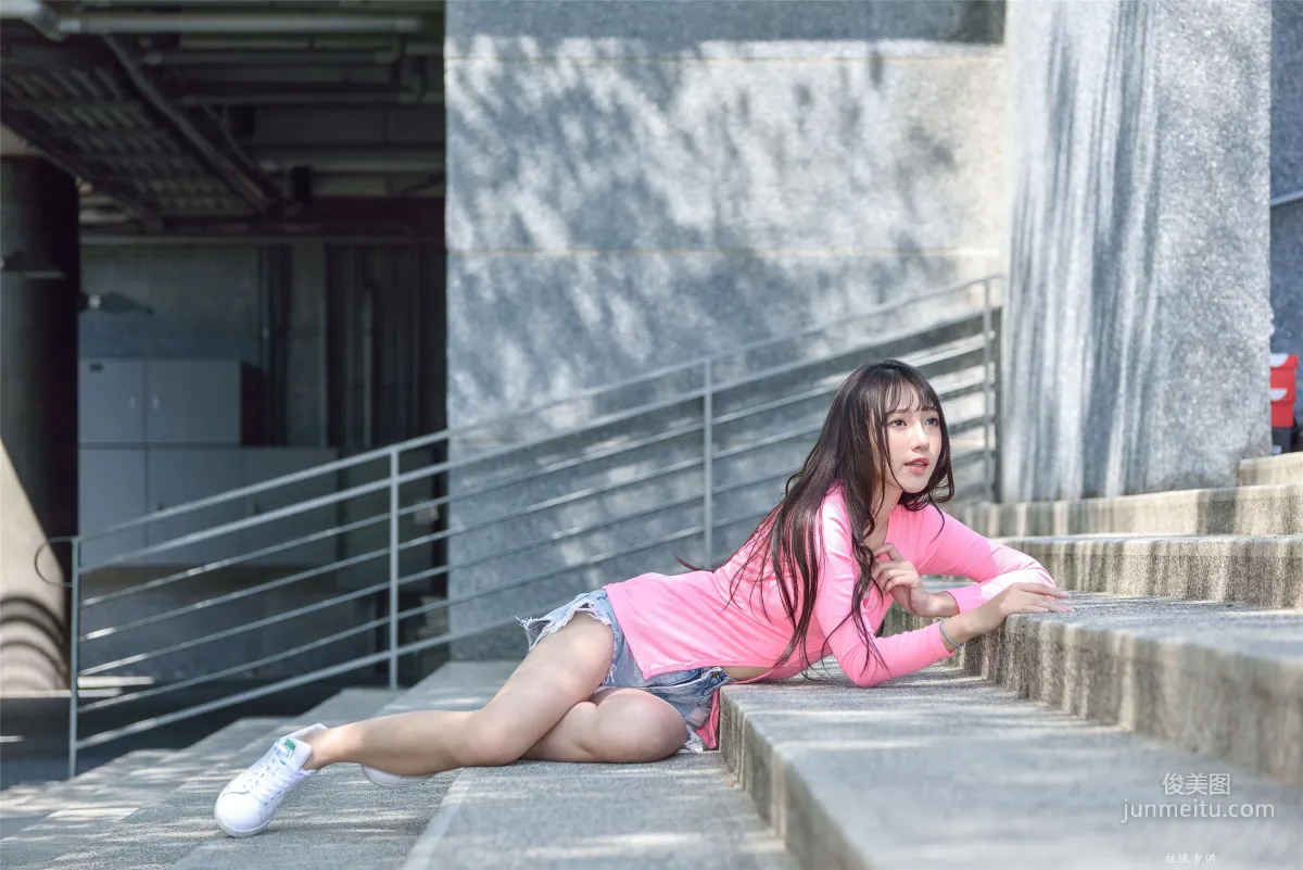 [Taiwan Beauties] Bi Bier Gome Fashion Denim Street Snap Photo Set photo 99
