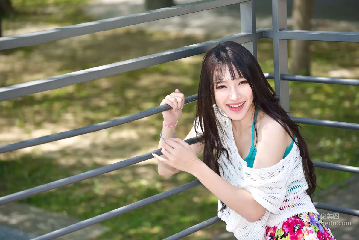 [Taiwan Beauties] Bi Bier, National Beauty. Fashion Fresh Outdoor Shoot Photo Set photo 45