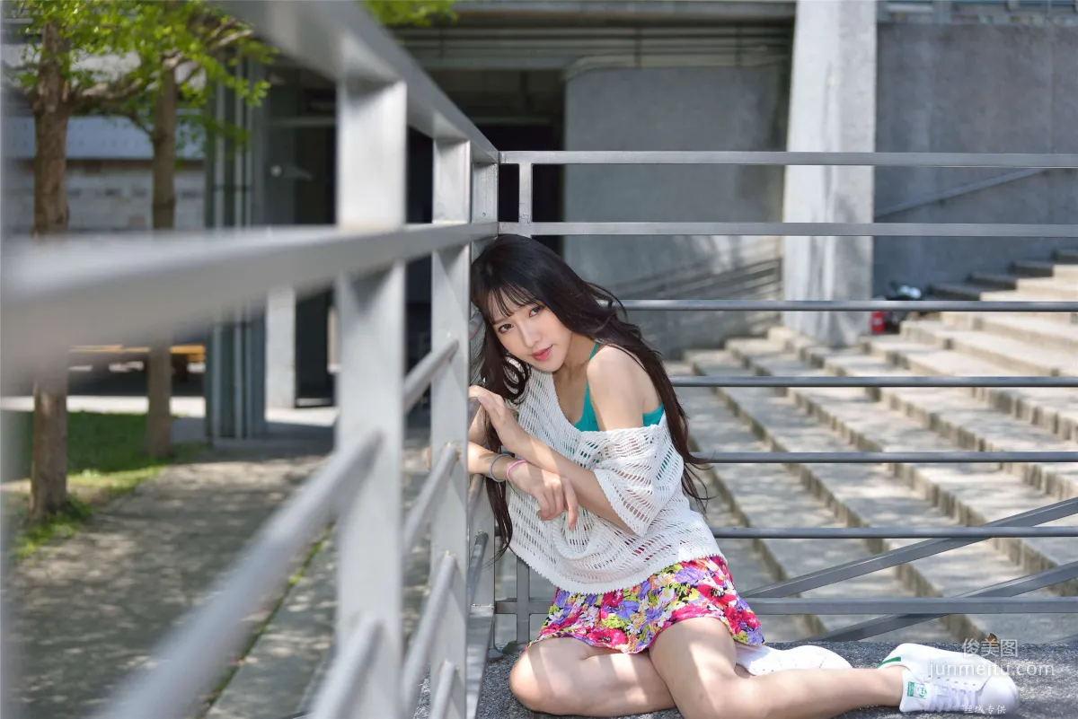 [Taiwan Beauties] Bi Bier, National Beauty. Fashion Fresh Outdoor Shoot Photo Set photo 35
