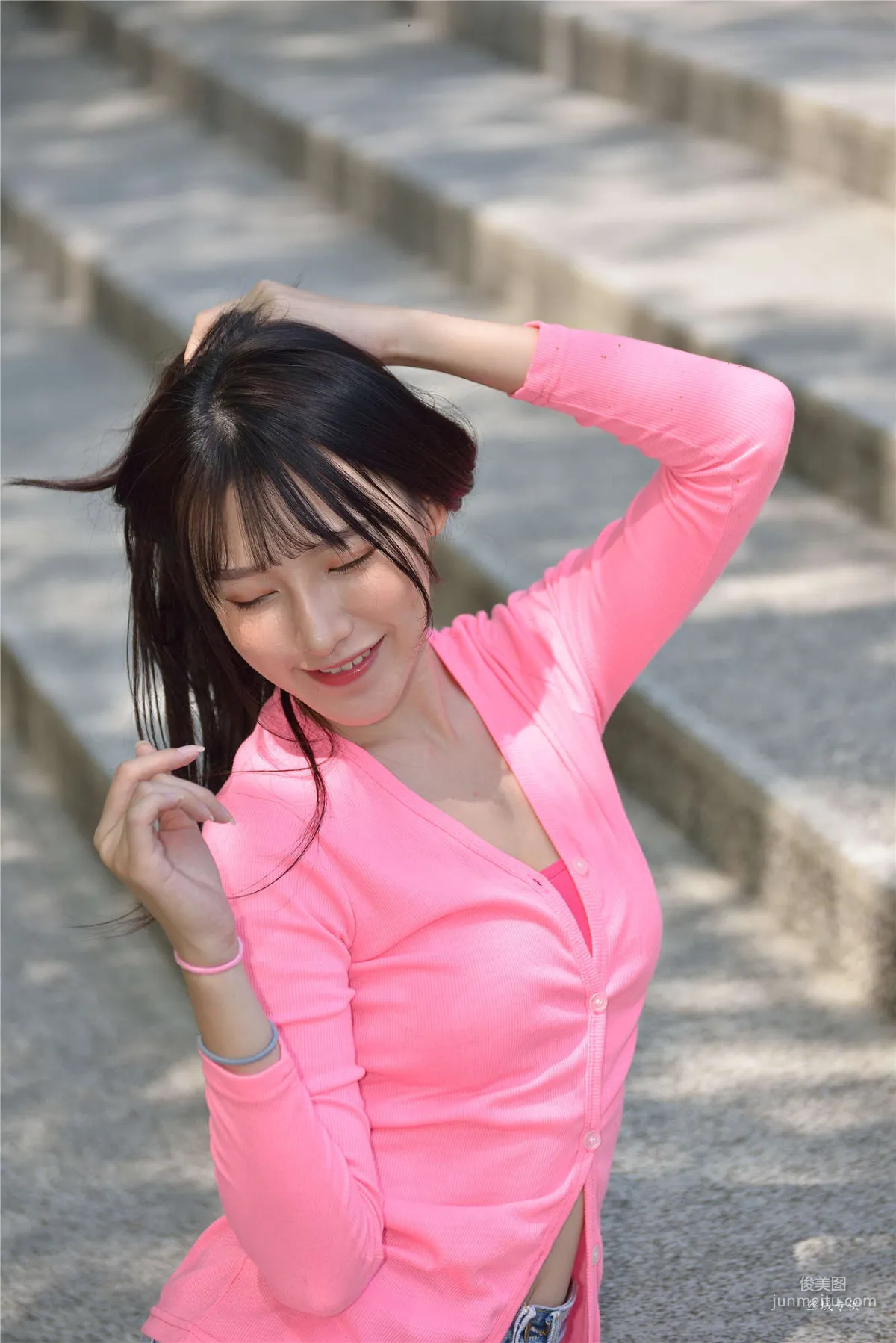 [Taiwan Beauties] Bi Bier Gome Fashion Denim Street Snap Photo Set photo 143