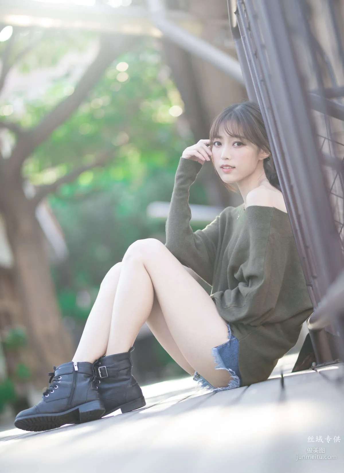 [Taiwan Beauties] Yi Yi - Shenji New Village Fresh and Light Outdoor Shoot Photo Set photo 77