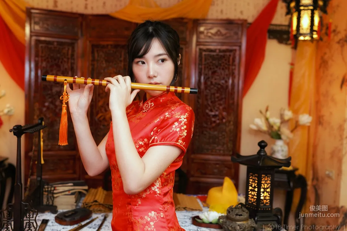 [Taiwan Beauties] Zora Chen Siying, New Year Fashion Studio Shoot (Part 1) Photo Set photo 70