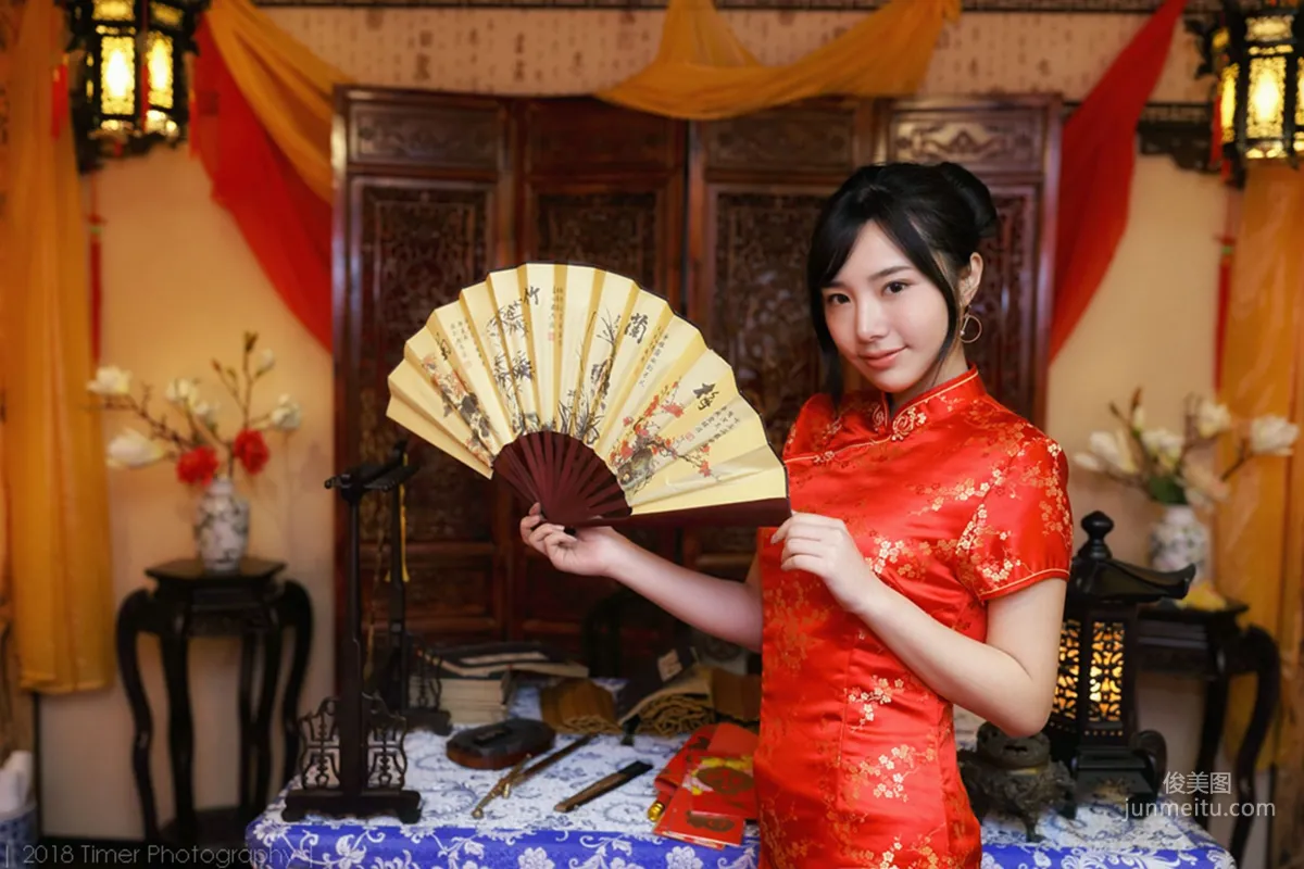 [Taiwan Beauties] Zora Chen Siying, New Year Fashion Studio Shoot (Part 1) Photo Set photo 2