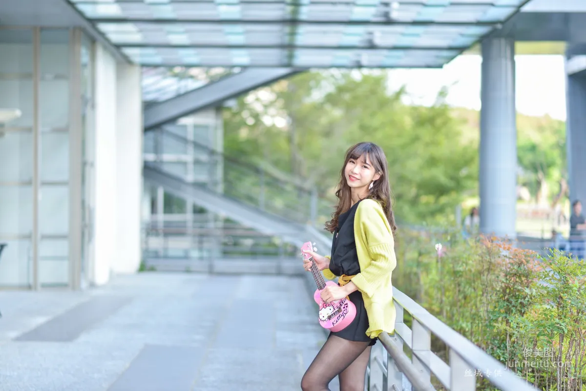 [Taiwan Beauties] Ti Ti National Taiwan Museum of Fine Arts. Fashion Black Stockings Street Snap Photo Set photo 67