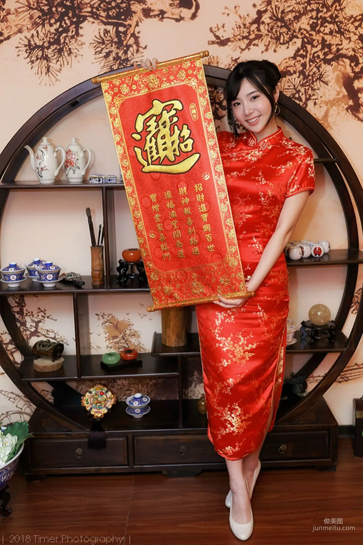 [Taiwan Beauties] Zora Chen Siying, New Year Fashion Studio Shoot (Part 1) Photo Set photo 16