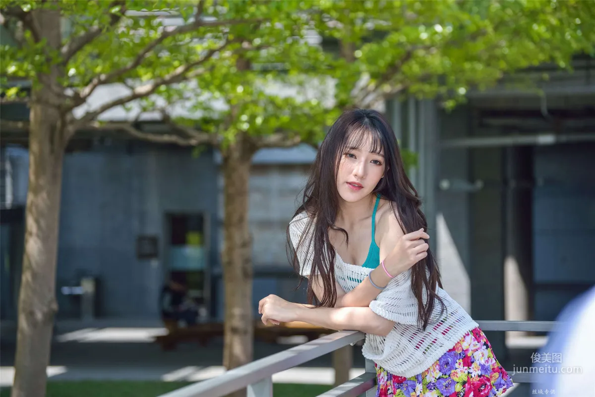 [Taiwan Beauties] Bi Bier, National Beauty. Fashion Fresh Outdoor Shoot Photo Set photo 10