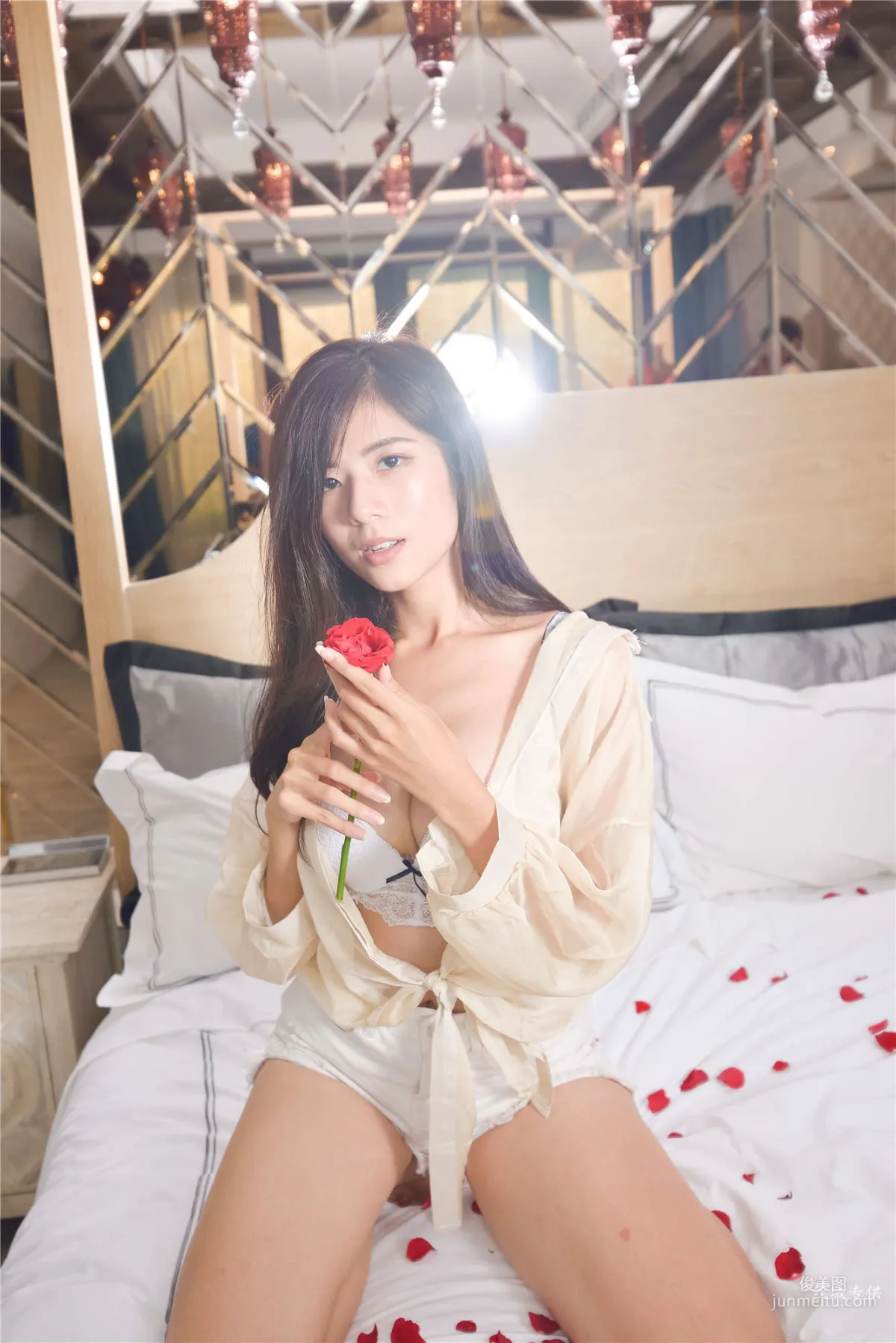[Taiwan Beauties] Chubby Fang Sexy. Ballet City Vacation Hotel Bed Shoot Series Photo Set photo 103