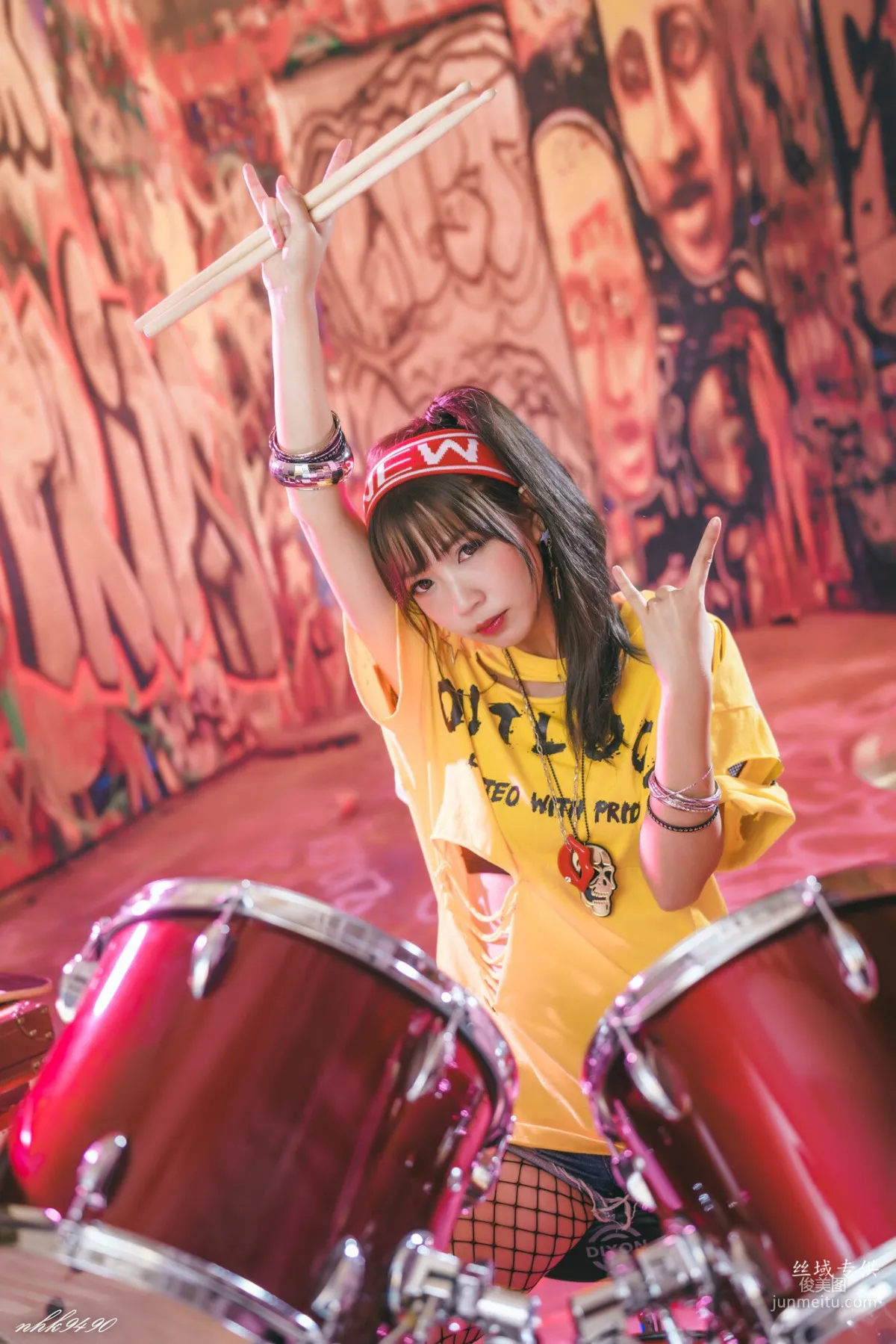[Taiwan Beauties] Sa Lin Football and Hip-Hop Style Photo Set photo 13