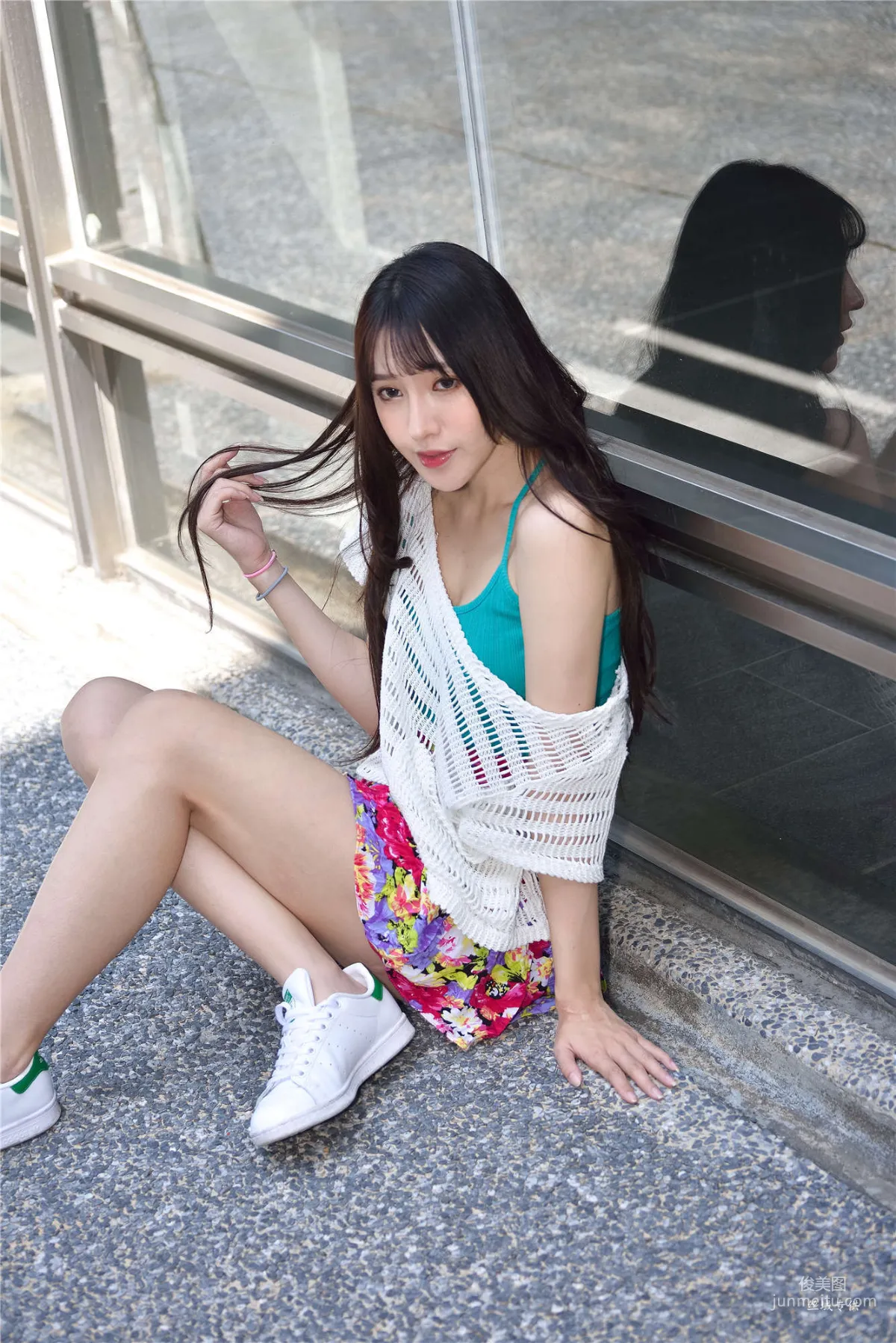 [Taiwan Beauties] Bi Bier, National Beauty. Fashion Fresh Outdoor Shoot Photo Set photo 103