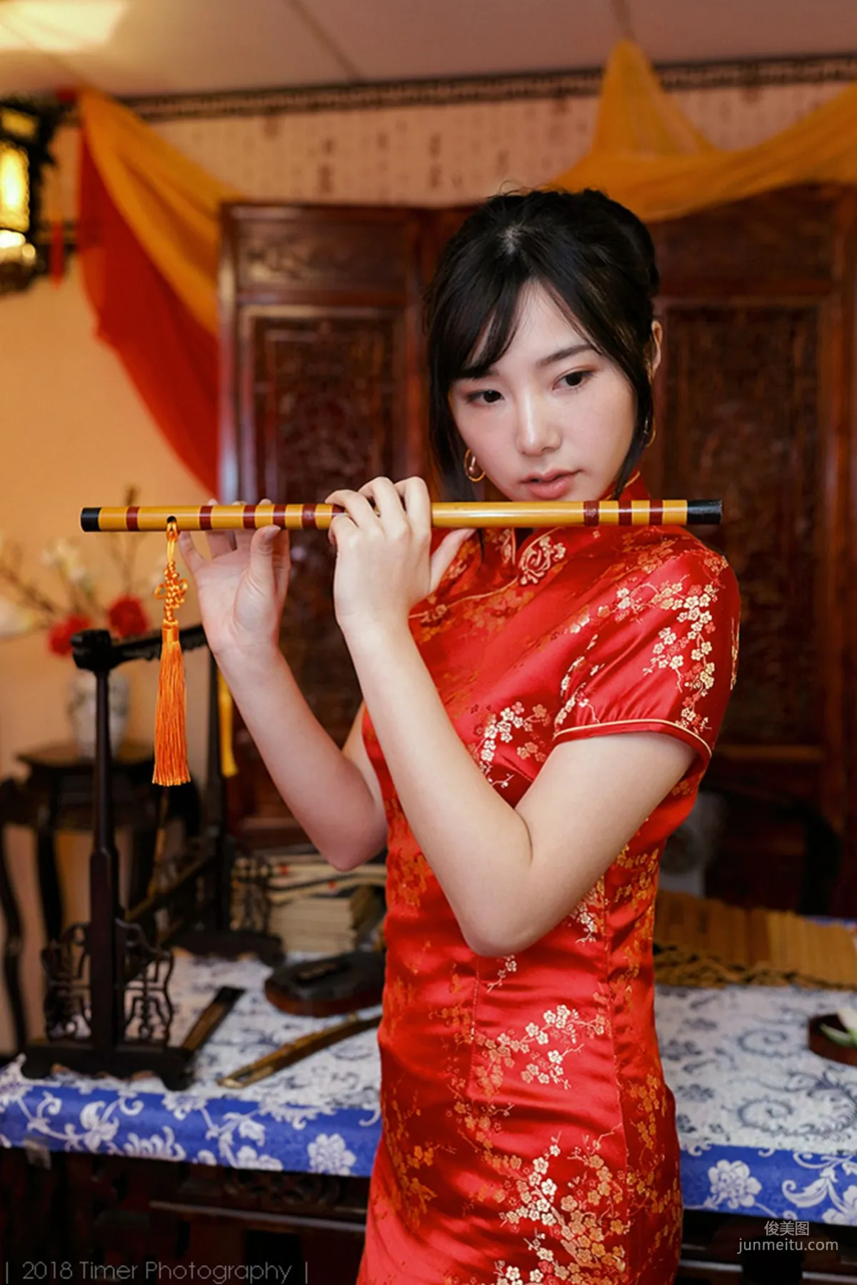 [Taiwan Beauties] Zora Chen Siying, New Year Fashion Studio Shoot (Part 1) Photo Set photo 71