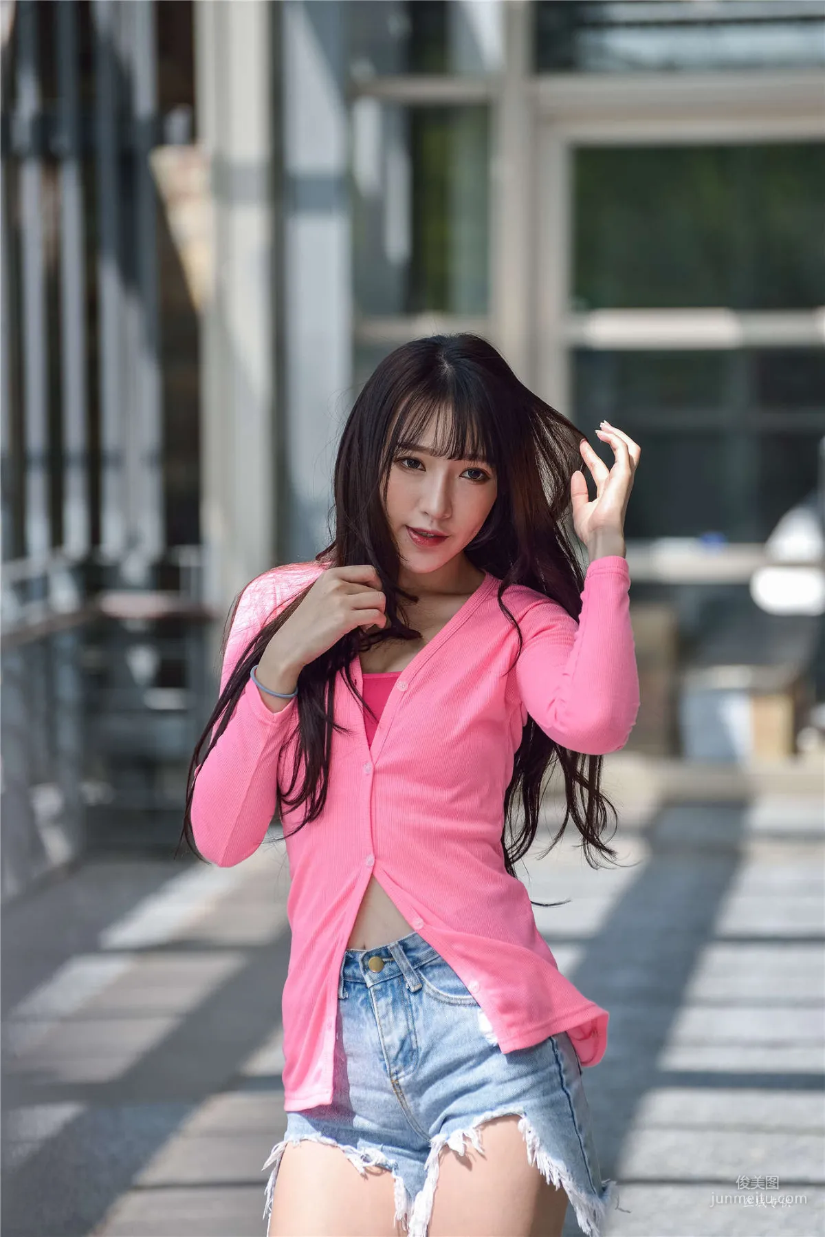 [Taiwan Beauties] Bi Bier Gome Fashion Denim Street Snap Photo Set photo 11