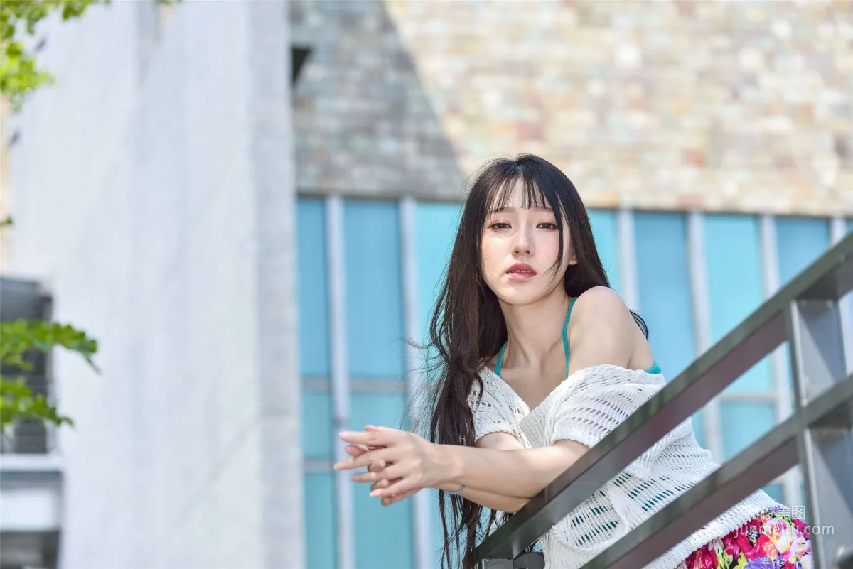 [Taiwan Beauties] Bi Bier, National Beauty. Fashion Fresh Outdoor Shoot Photo Set photo 23