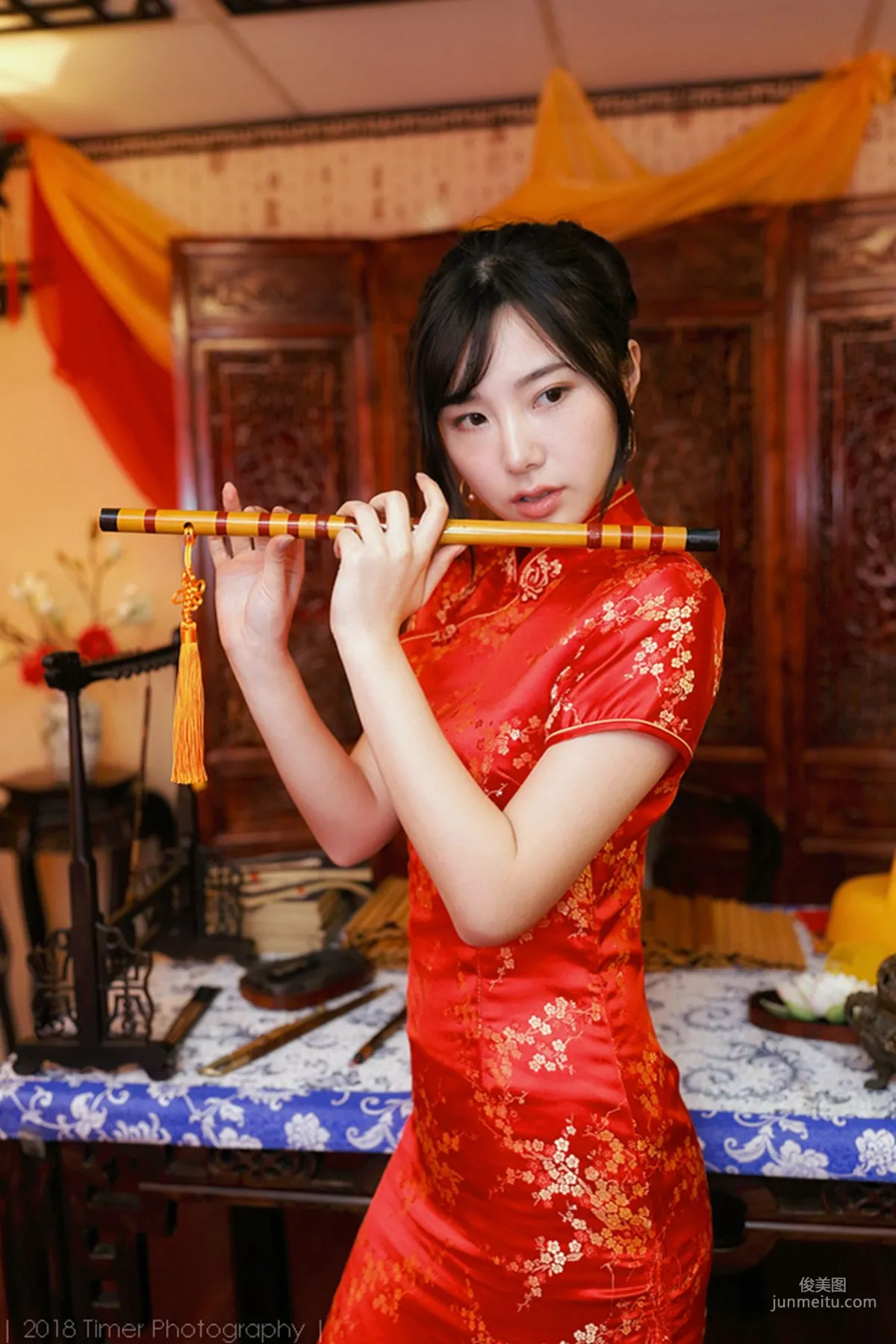 [Taiwan Beauties] Zora Chen Siying, New Year Fashion Studio Shoot (Part 1) Photo Set photo 72