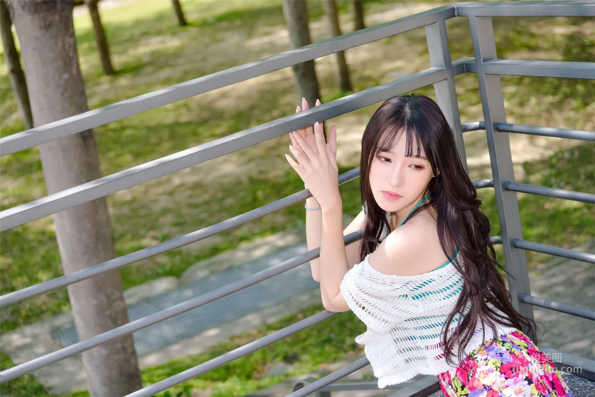[Taiwan Beauties] Bi Bier, National Beauty. Fashion Fresh Outdoor Shoot Photo Set photo 44