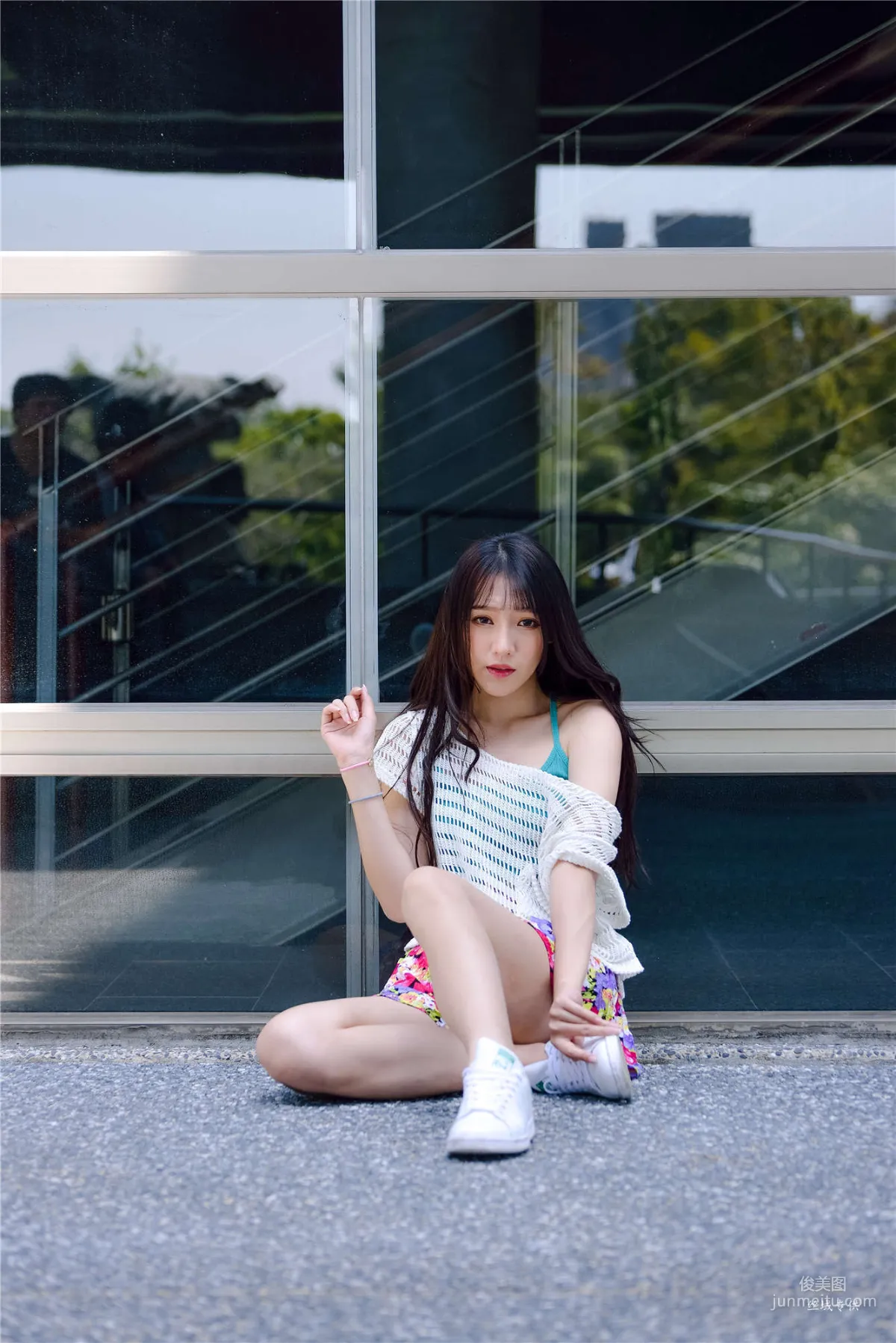 [Taiwan Beauties] Bi Bier, National Beauty. Fashion Fresh Outdoor Shoot Photo Set photo 106