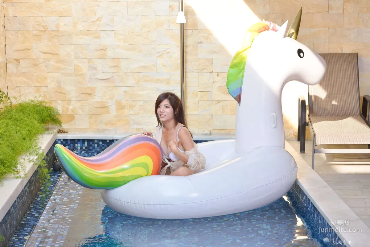 [Taiwan Beauties] Chubby Fang Sexy. Ballet City Vacation Hotel Bed Shoot Series Photo Set photo 42
