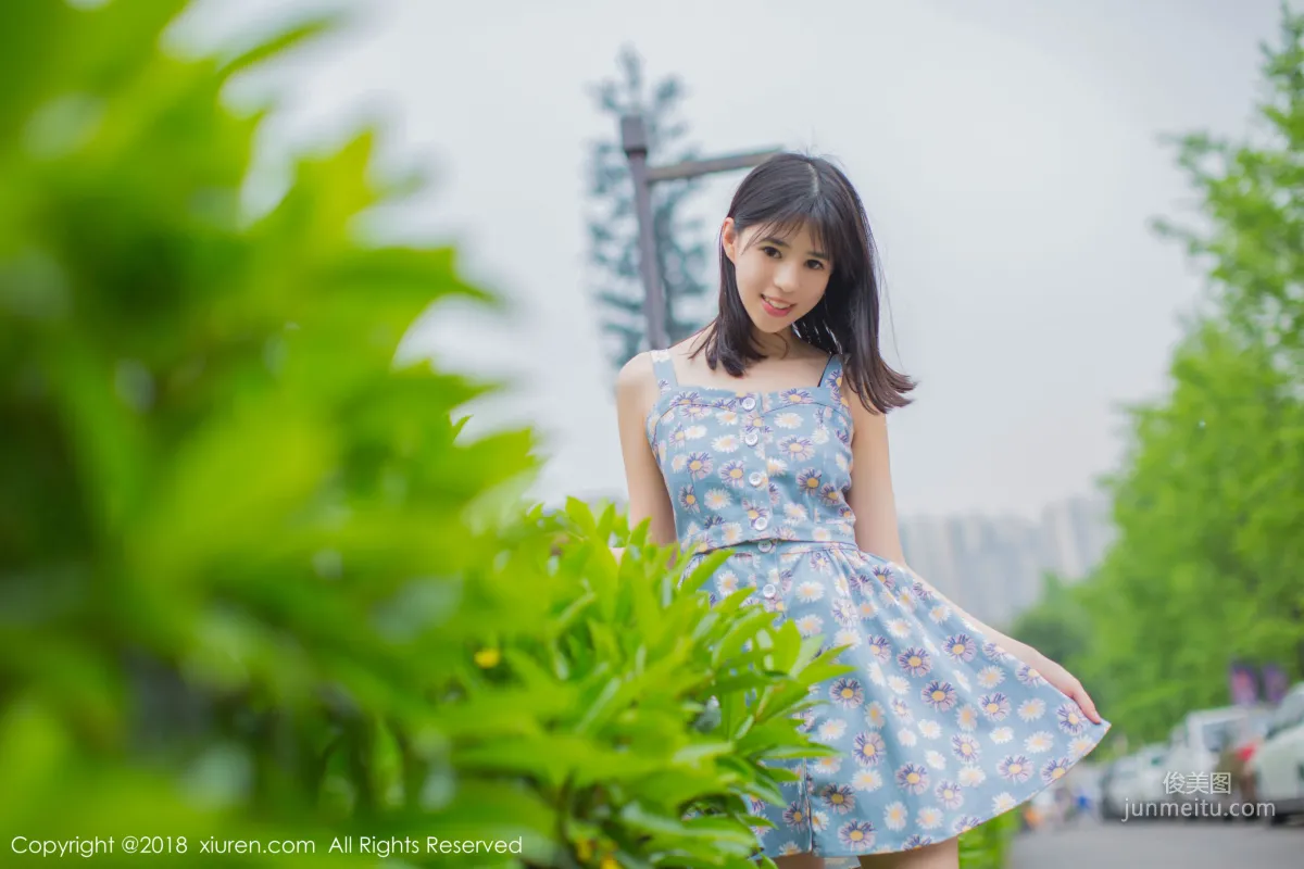 Ai Lili "Student Uniform Seduction + Fresh and Lovely Outdoor Shoot" [XiuRen] No.1094 Photo Set photo 33