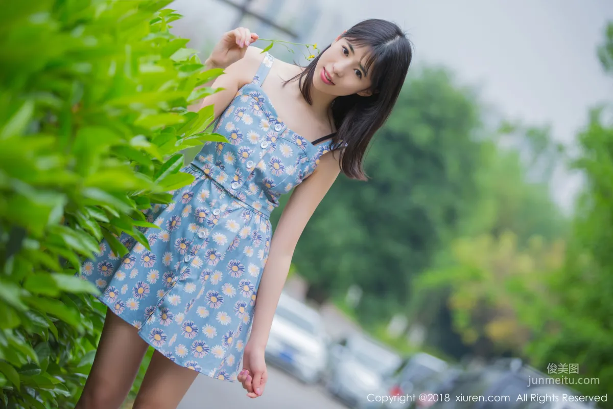 Ai Lili "Student Uniform Seduction + Fresh and Lovely Outdoor Shoot" [XiuRen] No.1094 Photo Set photo 38