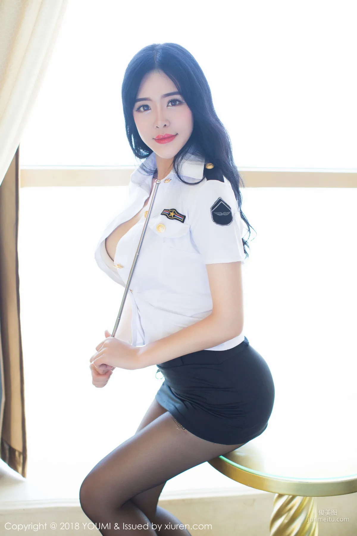 Liu Yuer, Sexy Lingerie Uniform Series [YouMi] Vol.185 Photo Set photo 8