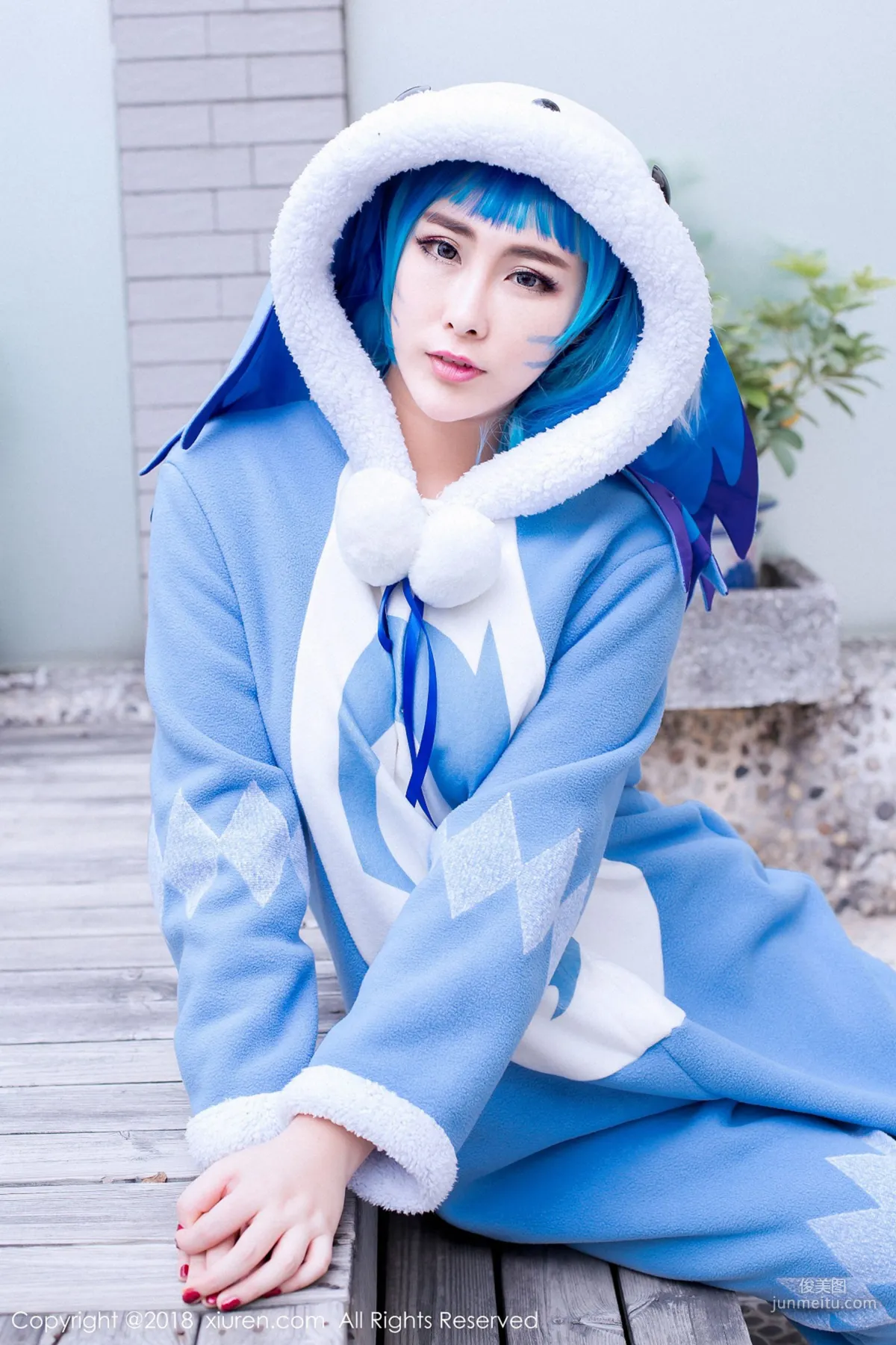 Meng Huli FoxYini "Bathroom Temptation + Soul-Stirring COS Series" [XiuRen] No1096 Photo Set photo 17