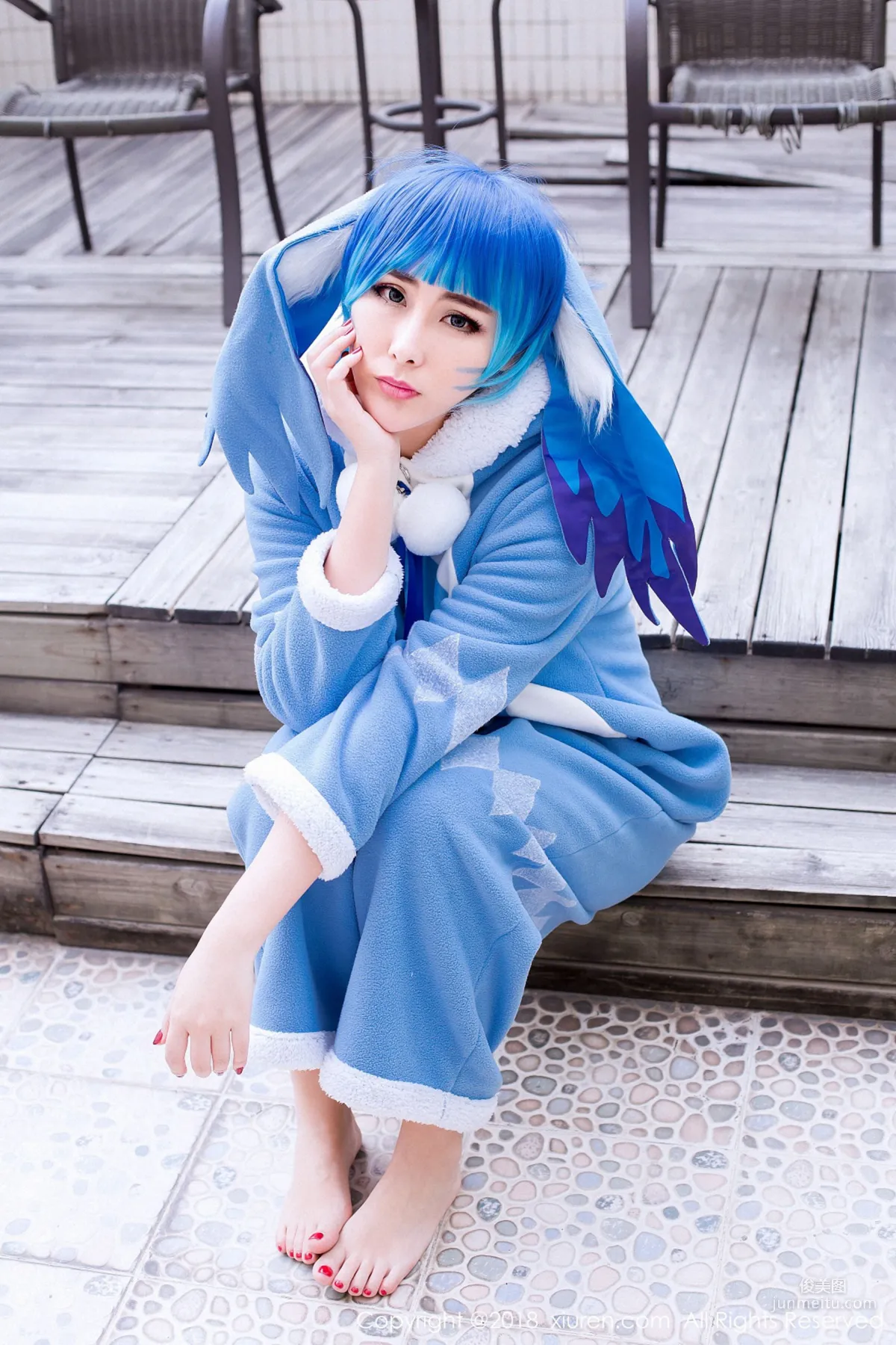 Meng Huli FoxYini "Bathroom Temptation + Soul-Stirring COS Series" [XiuRen] No1096 Photo Set photo 13