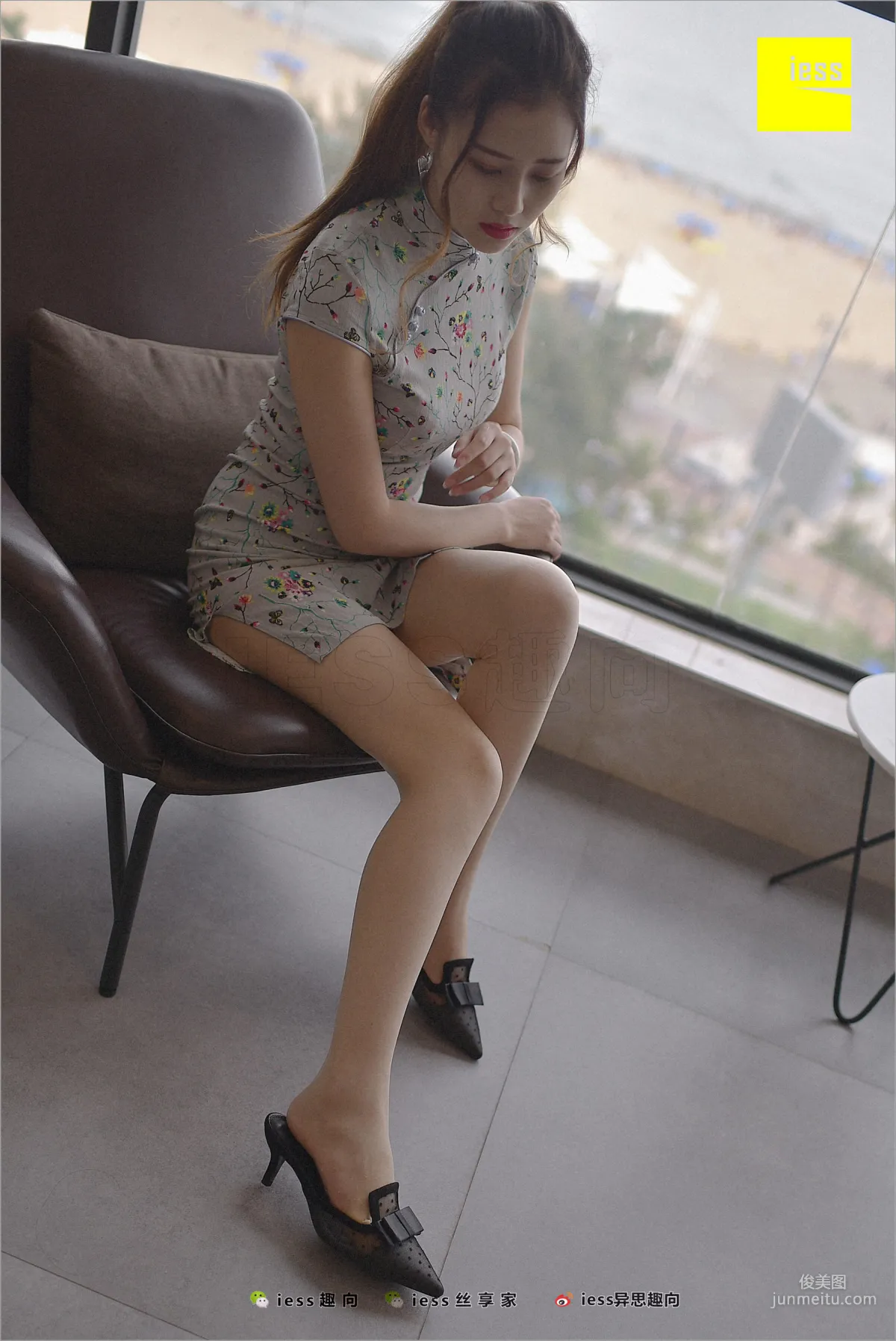 Jiu Mei, Jiu Mei's Short Qipao [IESS] Silk Feet Bento 247 Photo Set photo 20