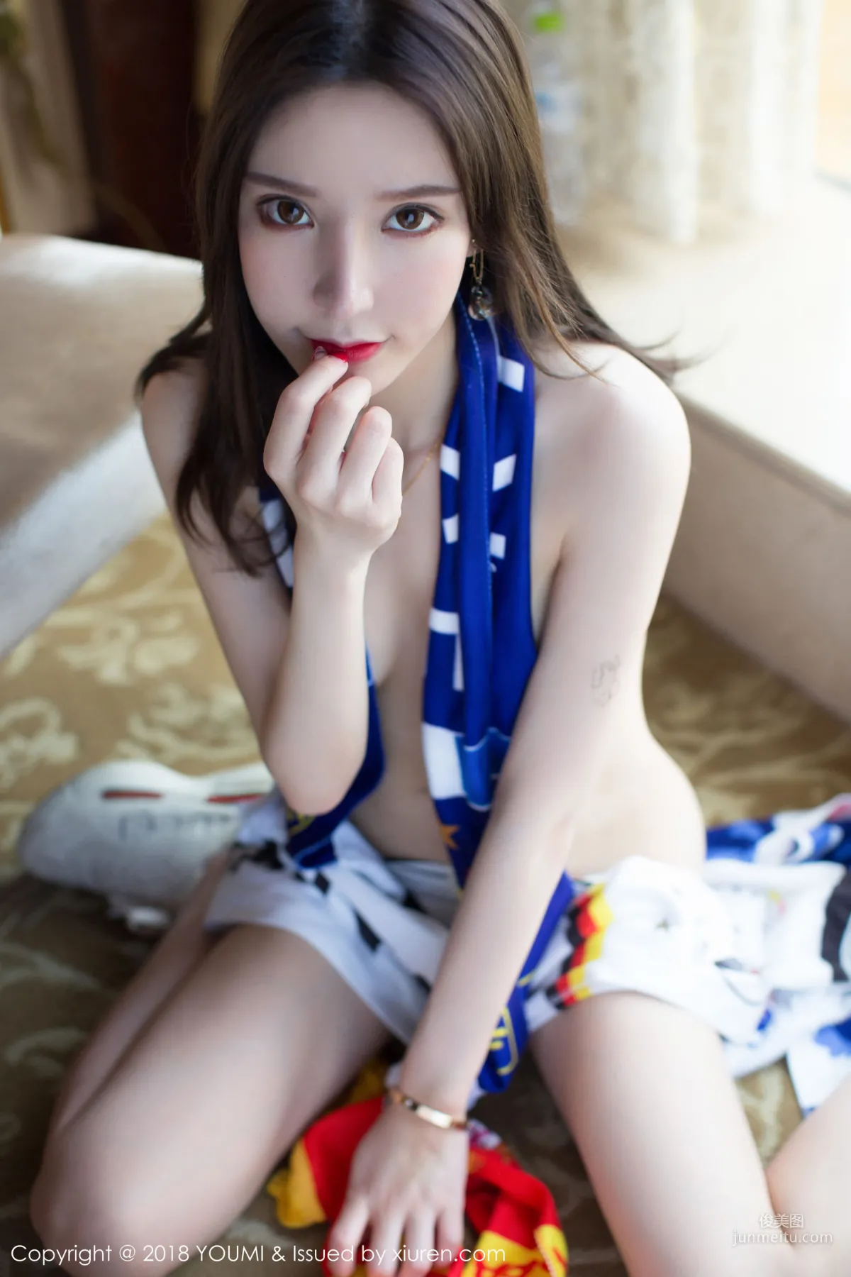 Zhou Yuxi "World Cup Beautiful Curves Special Issue" [YouMi] Vol.182 Photo Set photo 47