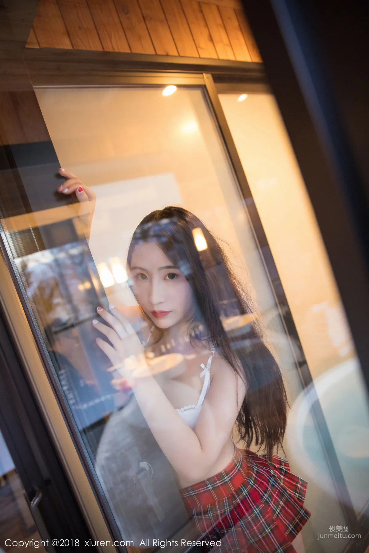 Fei Yueying Cherry Twin Tails Wet Body Temptation [XiuRen] No.1064 Photo Set photo 17