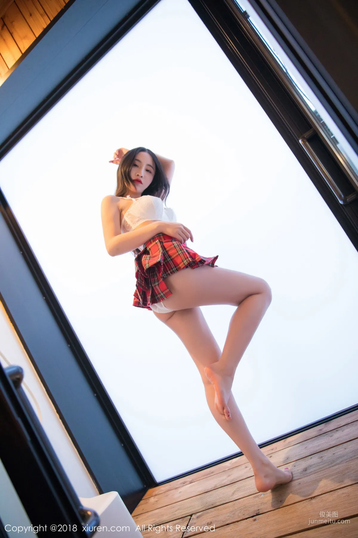 Fei Yueying Cherry Twin Tails Wet Body Temptation [XiuRen] No.1064 Photo Set photo 16