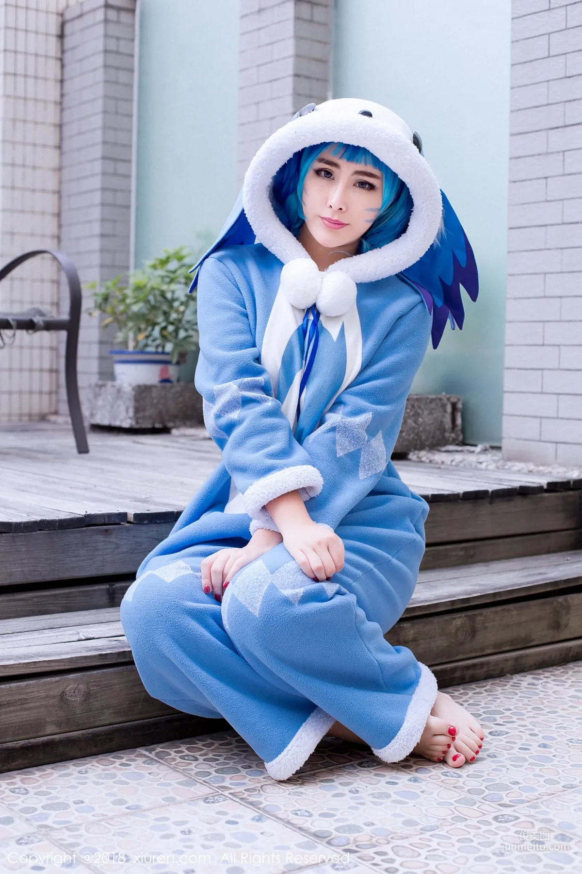 Meng Huli FoxYini "Bathroom Temptation + Soul-Stirring COS Series" [XiuRen] No1096 Photo Set photo 15