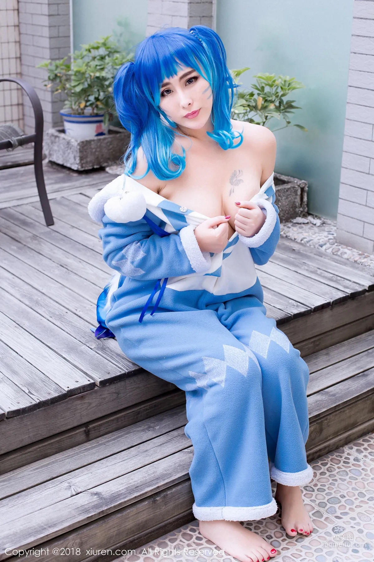 Meng Huli FoxYini "Bathroom Temptation + Soul-Stirring COS Series" [XiuRen] No1096 Photo Set photo 18