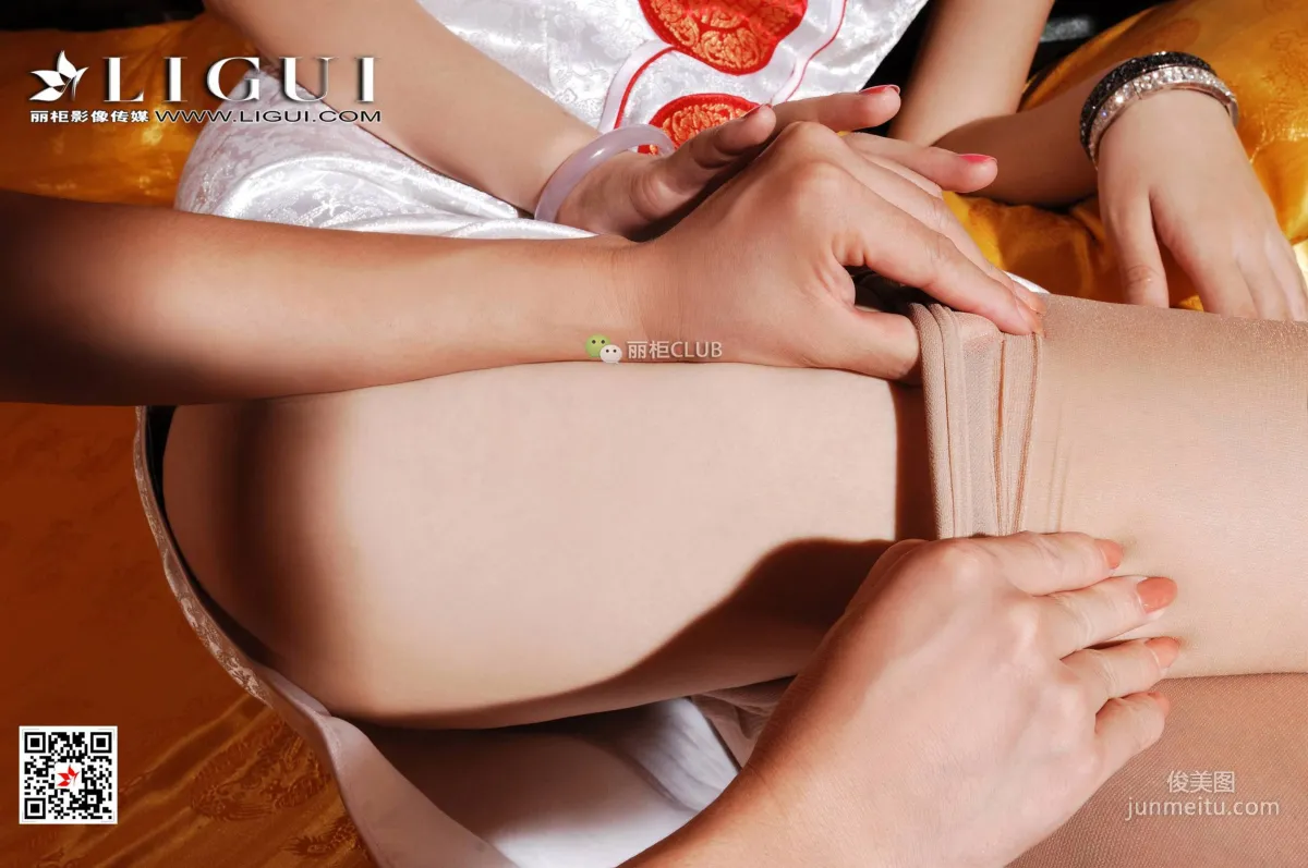 Foot Model You Mei & Fei Fei "Mid-Autumn Silk Feet" [Ligui] Classic Review Beautiful Legs and Silk Feet Photo Set photo 9