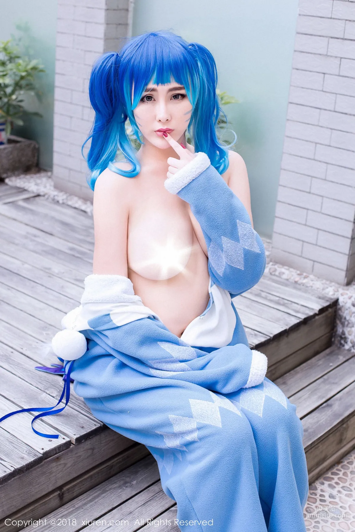 Meng Huli FoxYini "Bathroom Temptation + Soul-Stirring COS Series" [XiuRen] No1096 Photo Set photo 28