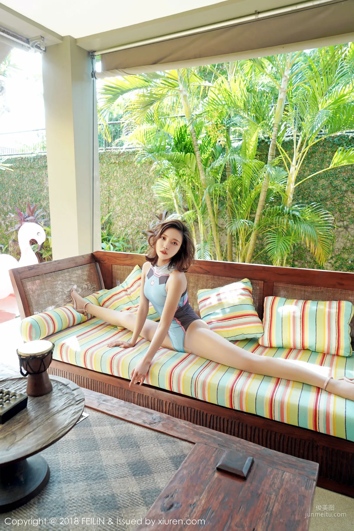 Fengmumu LRIS, Stockings and Beautiful Curves Seduction [FeiLin] VOL.150 Photo Set photo 29