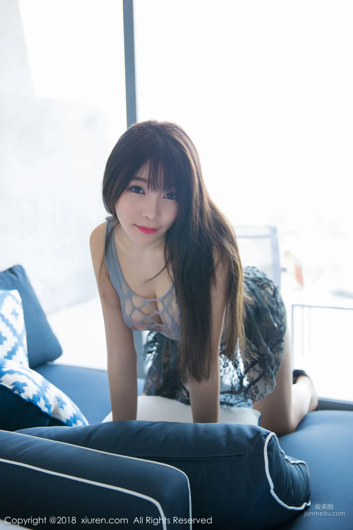 Zhizhi Booty, Black Stockings Office Lady [XiuRen] No.1124 Photo Set photo 12