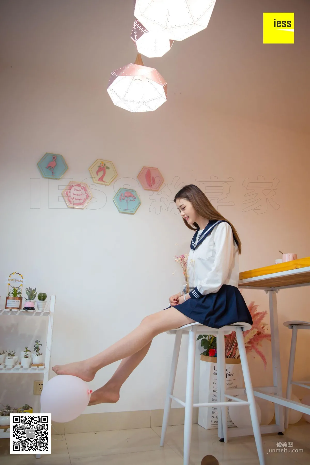 Jiu Mei, You Have Your Valentine's Day, I Have My Junior Schoolmate [IESS] Silk Enjoyer 297 Photo Set photo 47