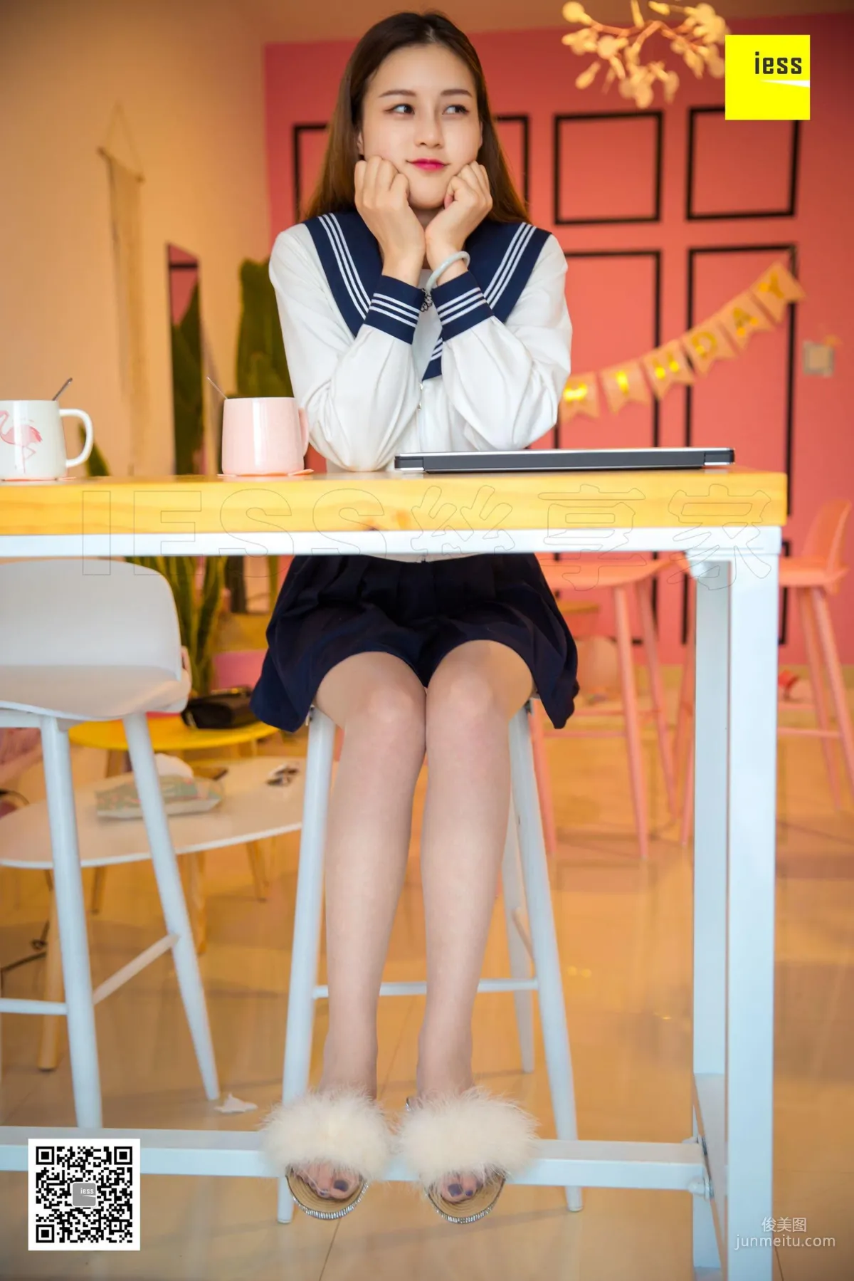 Jiu Mei, You Have Your Valentine's Day, I Have My Junior Schoolmate [IESS] Silk Enjoyer 297 Photo Set photo 12