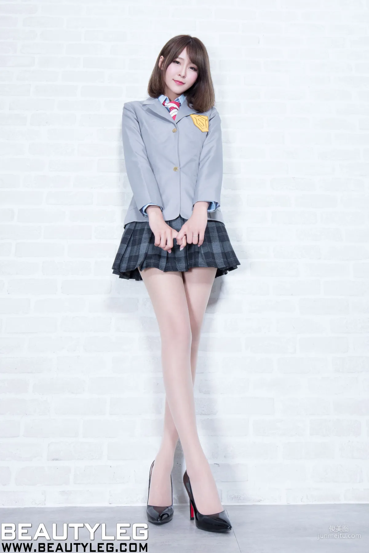 Tuimo Winnie Xiaoxue, Uniform + Stockings Beautiful Legs [Beautyleg] No.1659 Photo Set photo 2