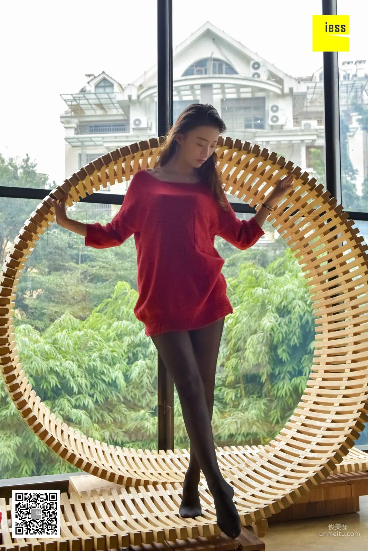 Qiuqiu Dance Department Black Stockings Qiuqiu [IESS] Silk Enjoyer 296 Photo Set photo 41