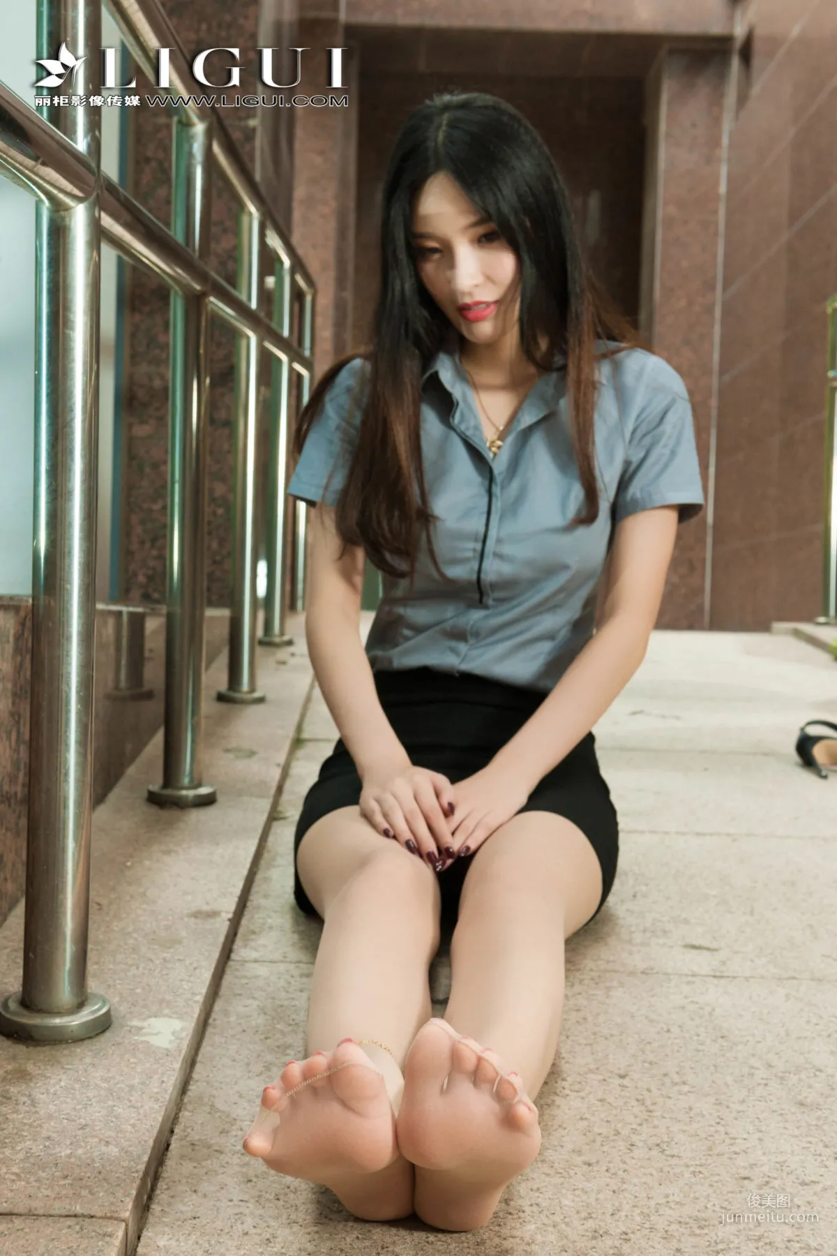 Leg Model Xuegao Street Snap Stockings OL [Ligui] photo 26