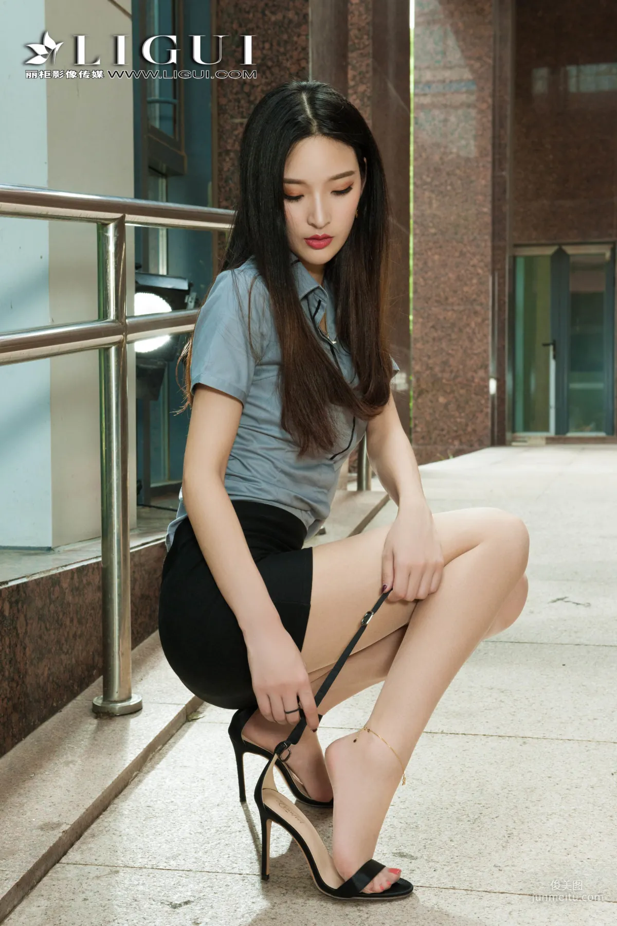 Leg Model Xuegao Street Snap Stockings OL [Ligui] photo 13