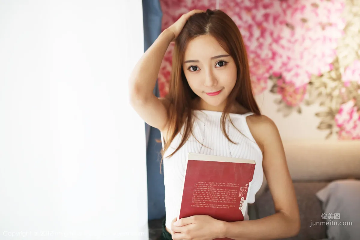 Yanni Wang, Straw Hat Girl + OL Beauty, [MyGirl] Vol.312 Photo Set photo 19