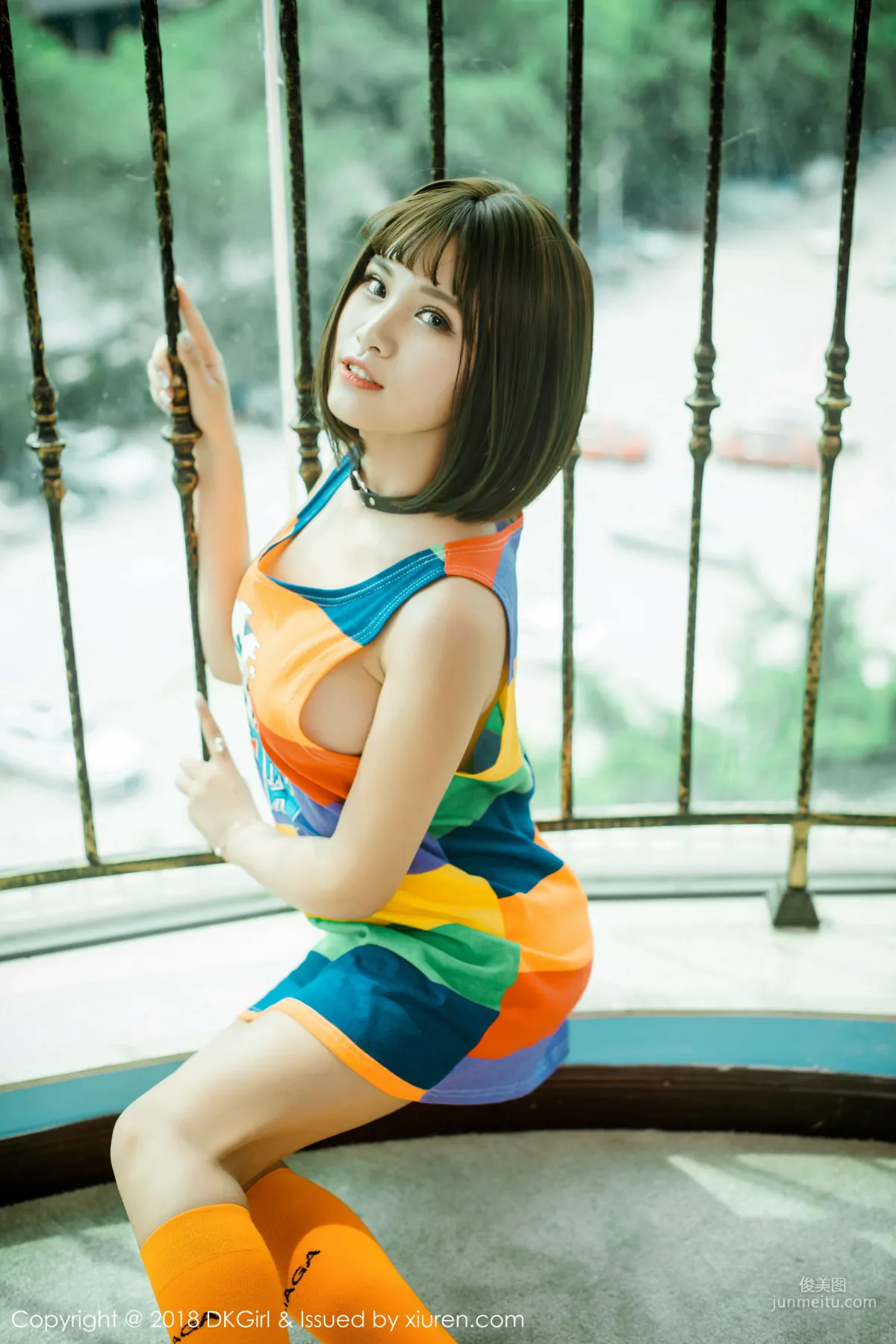 Meng Baoer BoA, Big Bust and Baby Face Interpretation of the Cutest Armed [DKGirl] Vol.082 Photo Set photo 2