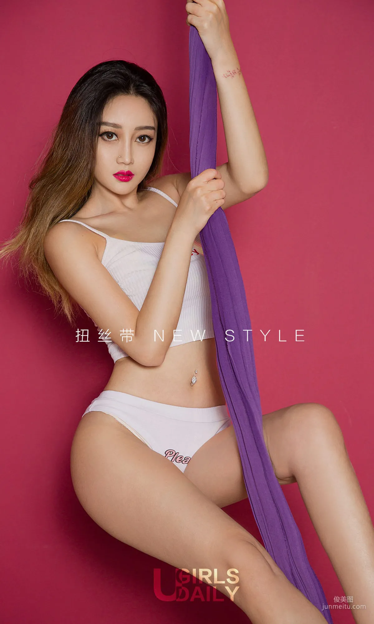 模特VIVI《性感扭絲帶》 [尤果圈愛尤物] No.1240 寫真集 2