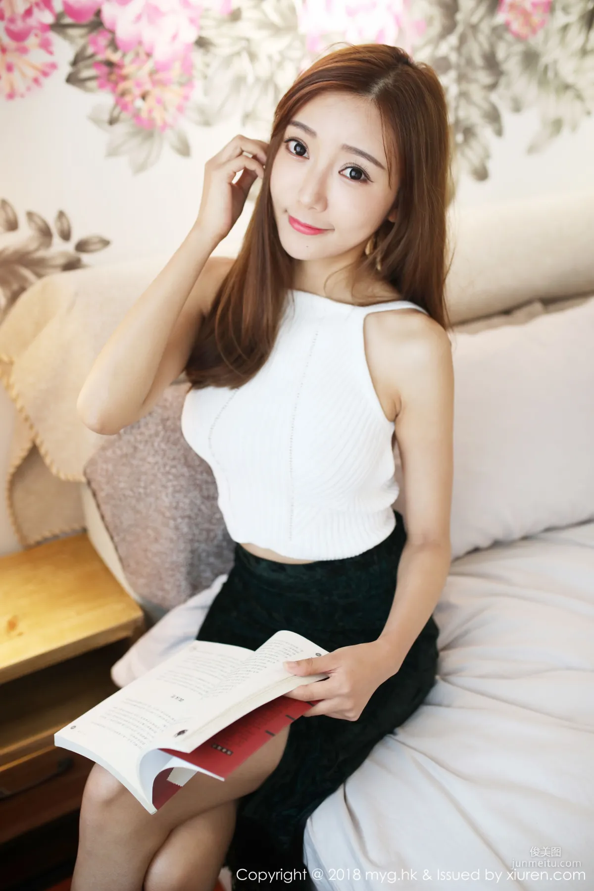 Yanni Wang, Straw Hat Girl + OL Beauty, [MyGirl] Vol.312 Photo Set photo 8